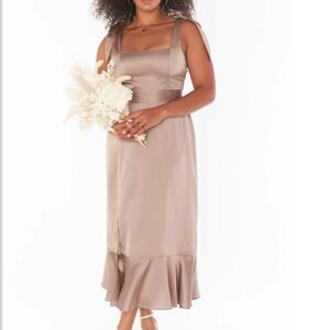 Show Me Your MuMu Claire Midi Dress nwt
